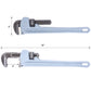 4PCS Aluminium Pipe Wrench Adjustable Jaw Plumbing Pipe Wrench (10" 14" 18" 24" inch) Pipe Wrench Set Livingsource