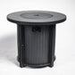 30inch Propane Round Fire Table 40000BTU Propane Fire Pit Table - SolidRoot Buy Furniture USA