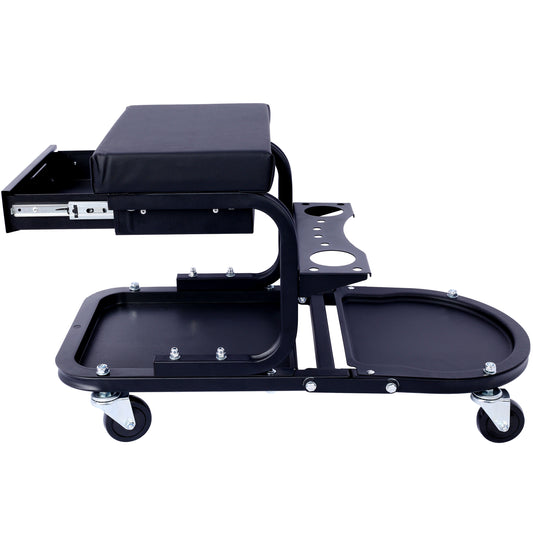 Ultimate Rolling Detailing & Utility Cart, for Cars, Trucks, SUVs, RVs, Home, Garden, Garage & More, Black