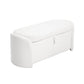 STORAGE OTTOMAN, Beige, Boucle Livingsource