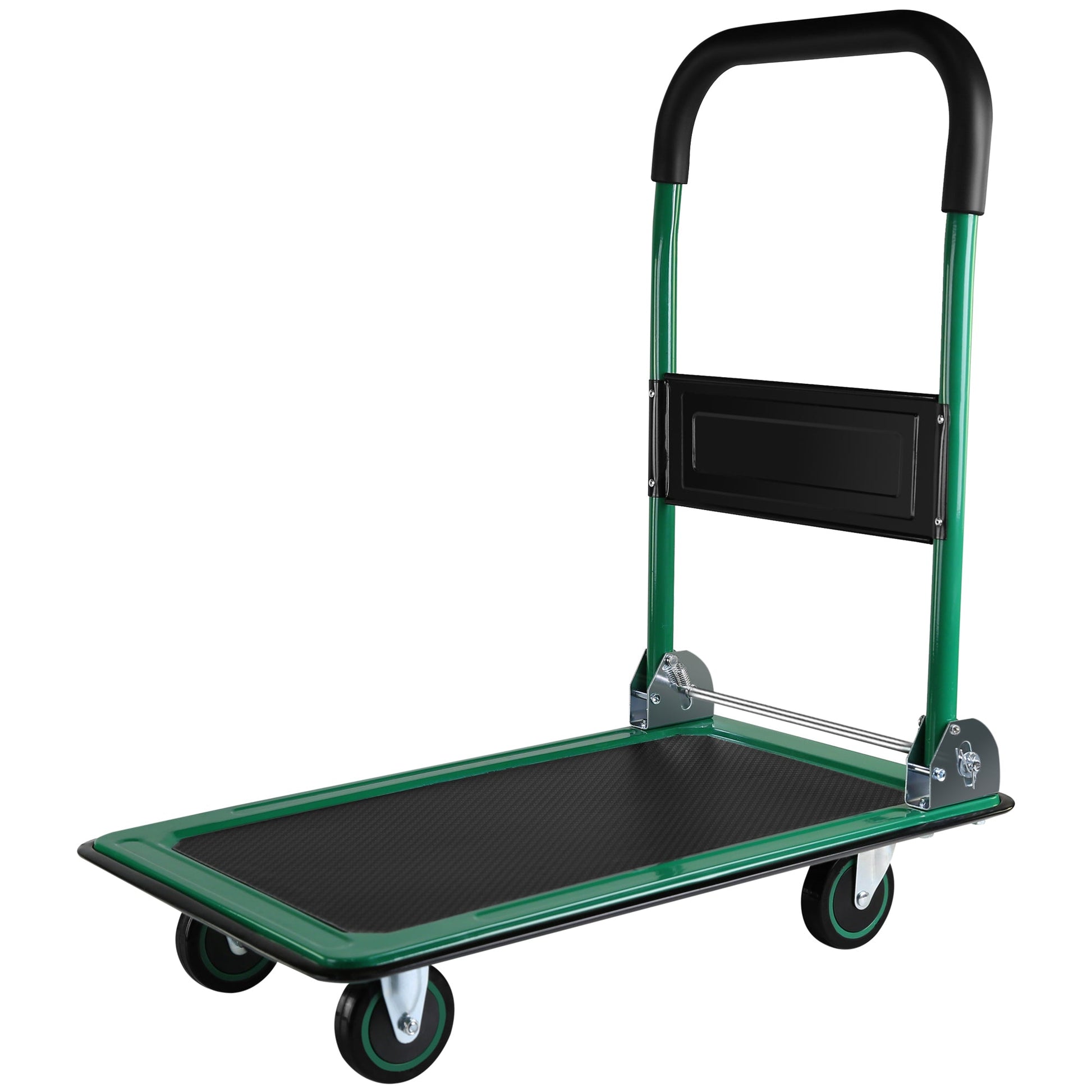 Push Cart Dolly, Moving Platform Hand Truck, Foldable for Easy Storage and 360 Degree Swivel Wheels with 330lb Weight Capacity SolidRoot Buy Furniture USA