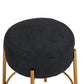 24" Tall, Round Bar Stools, Set of 2 - Contemporary upholstered dining stools for kitchens, coffee shops and bar stores - Includes sturdy hardware support legs Livingsource
