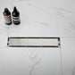 12 Inches Linear Shower Drain with Removable Cover, 304 Stainless Shower Drain  Included Hair Strainer and Leveling Feet - SolidRoot Buy Furniture USA