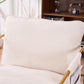 2 Chairs in 1 Box, Upholstered Hanging Armchair with Arm PocketsMetal frame, gold-plated craftsmanship, crushed foam cushions and skin-friendly woven fabric for living room and bedroom. Beige Livingsource