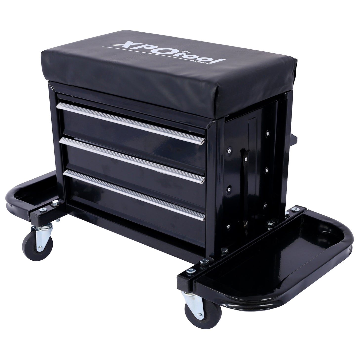 350-Pound Capacity Garage Glider Rolling Tool Chest Seat