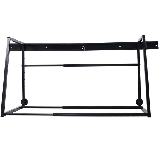 Heavy Duty Adjustable Garage Wall Multi-Tire Rack Storage, Black