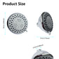 High-Pressure Rain Shower Head With 3 Spray Modes, 4 inch Fixed Bathroom Rainfall Showerhead With Adjustable Swivel Ball Joint, Bathroom Accessories - SolidRoot Buy Furniture USA