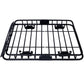 Rooftop Cargo Carrier Basket Motoring Roof Rack,Top Mount Roof Rack 42" black steel - SolidRoot Buy Furniture USA