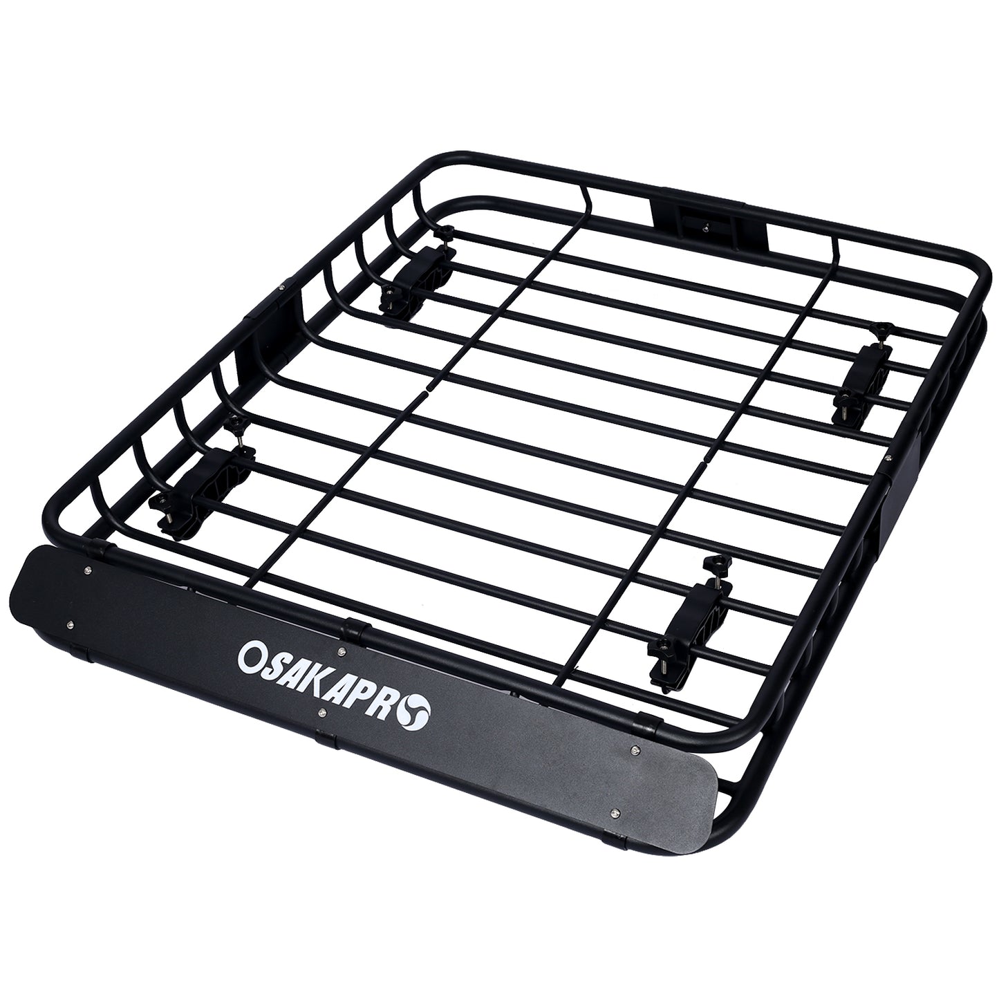 Rooftop Cargo Carrier Basket Motoring Roof Rack,Top Mount Roof Rack 42" black steel