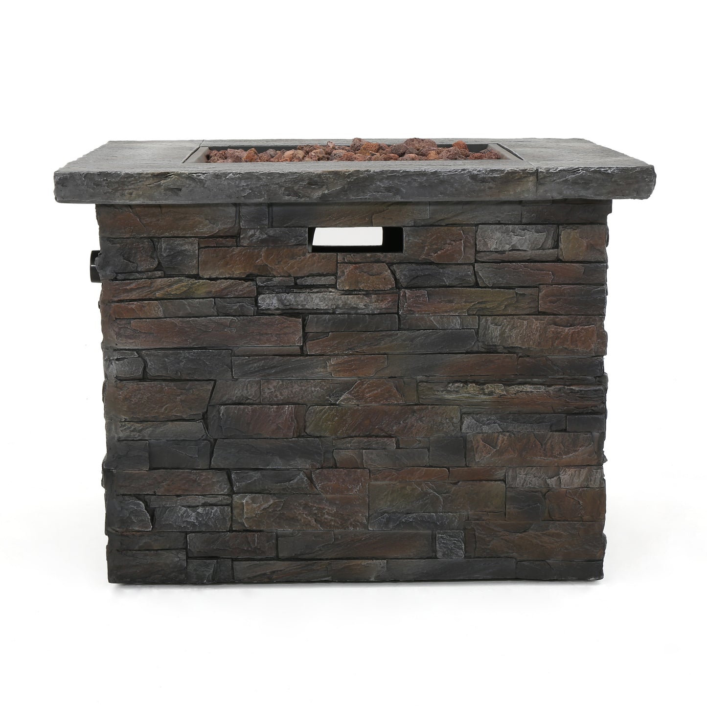 35" SQUARE MGO FIRE PIT - 40000 BTU.