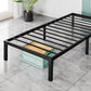 Heavy Duty Metal Bed Frame with Sturdy Steel Slat Support, TWIN - SolidRoot Buy Furniture USA