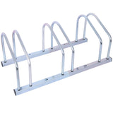3 Bikes Floor Bike Stand, Bike Parking Rack Garage Bike Storage Stand Indoor/Outdoor 22-28' Wheel Stand, Max. Tire Width 2.15',galvanization Livingsource