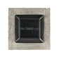 28" Concrete Wood Burning Outdoor Fire Pit Table with Lid - Stone Gray - SolidRoot Buy Furniture USA
