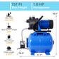 1.6HP Shallow Well Pump with Pressure Tank,garden water pump, Irrigation Pump,Automatic Water Booster Pump for Home Garden Lawn Farm - SolidRoot Buy Furniture USA