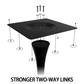 Modern Round Dining Table, ∅31.5'' Kitchen Dining Room Furniture, Coffee Table, Leisure Table, Living Room Table, Black, Christmas Gifts, Christmas Selections Livingsource