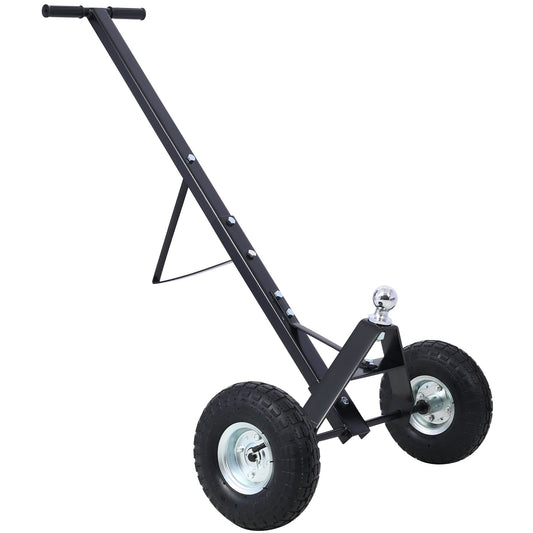 Trailer Dolly with Pneumatic Tires - 600 Lb. Maximum Tongue Weight Capacity, black color Livingsource