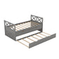 Multi-Functional Daybed with Drawers and Trundle, Gray - SolidRoot Buy Furniture USA