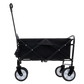 Minimeetall Multi-use Bag Collapsible Foldable Wagon Cart Beach Wagon Heavy Duty Utility Cart Utility Wagon Grocery Cart for for Camping ,3pcs  plastic Liner bag /Cover ,black Livingsource