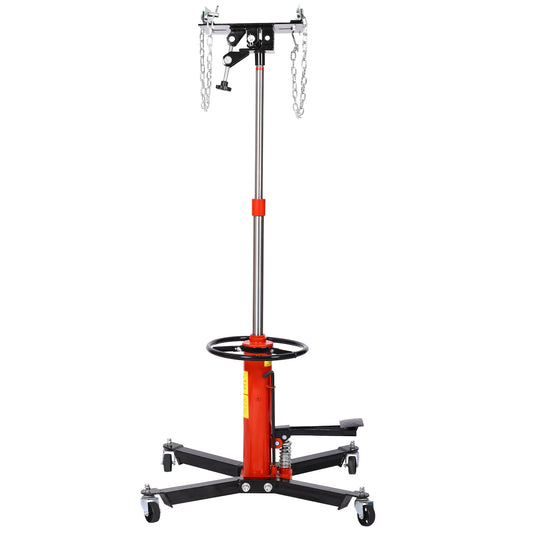 1660lbs Transmission Jacks , Hydraulic Transmission Jack 2 Stage Hydraulic w/ 360° for car lift 0.75 Ton - SolidRoot Buy Furniture USA