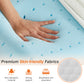 Foam pillow, sleeping pillow, soft and comfortable, removable, machine washable cover,1 pack,24 "x 16 - SolidRoot Buy Furniture USA