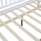 Full Size Daybed Wood Bed with Two Drawers , White - SolidRoot Buy Furniture USA