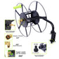 Swivel Hose Reel Wall Mount - 180 Degree Pivot Hose Hanger - Great for Garden Storage - Hose Holder Wall Mount for Garden Hose - Heavy Duty Steel Hose Hanger for Hose Reels Livingsource