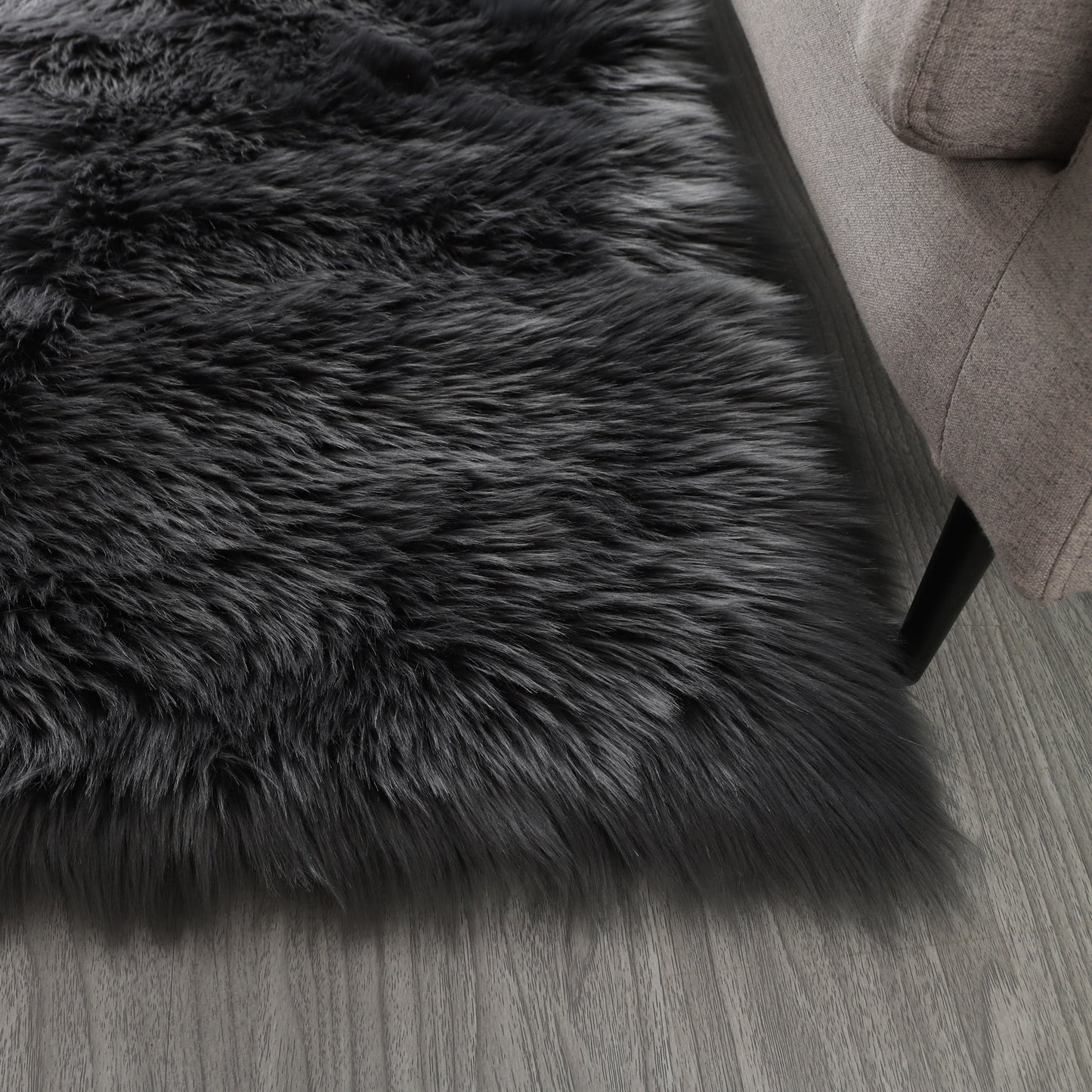 "Cozy Collection" Ultra Soft Fluffy Faux Fur Sheepskin Area Rug