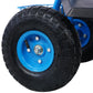 Rolling Garden Scooter Garden Cart Seat with Wheels and Tool Tray, 360 Swivel Seat,Blue - SolidRoot Buy Furniture USA