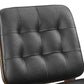 Black and Natural Walnut Tufted Back Side Chairs (Set of 2) Livingsource