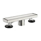 12 Inches Linear Shower Drain with Removable Cover, 304 Stainless Shower Drain  Included Hair Strainer and Leveling Feet - SolidRoot Buy Furniture USA