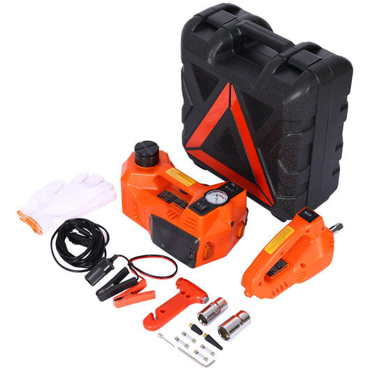 Electric Car Jack kit,5T 12V,4IN 1 FLOOR JACK,hydraulic car jack lift with electric impact wrench for SUV ,MPV Sedan Livingsource