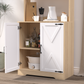 Pantry Cabinet with 2 Doors, 3-Tier Modern Kitchen Cabinet with Shelves, Freestanding Larder Cupboard, Kitchen Pantry Storage Cabinet for Kitchen, Dining Room Livingsource