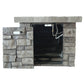 30" Outdoor Square MgO Propane Fire Pit - 40,000 BTU, Grey - SolidRoot Buy Furniture USA