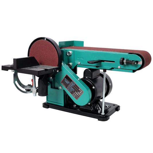 4' x 36' Belt Sander 6' Disc Polisher Grinder Sanders,120V/60Hz.Green Color SolidRoot Buy Furniture USA
