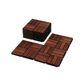 Acacia Wood Interlocking Deck Tiles Checker Pattern, 10PCS 12" x 12" Square Brown Acacia Hardwood Outdoor Flooring for Patio, Bancony, Pool Side,... - SolidRoot Buy Furniture USA