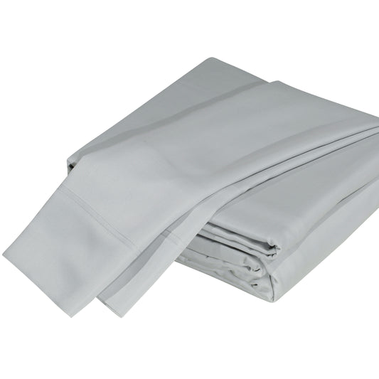 Premium Silky Soft 100% Tencel Lyocell Derived from Eucalyptus 4-Piece Sheet Set, Oeko-TEX Certified, King - Dove Gray SolidRoot Buy Furniture USA