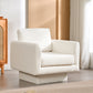 360° Modern Swivel Accent Chair,30" W Teddy Sherpa Round Armchair,Thick Padded Single Lounge Sofa,Upholstered Comfy Barrel Chair,Reading Club Chair for Living Room,Nursery,Bedroom,4 Colors Livingsource