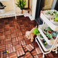 Acacia Wood Interlocking Deck Tiles Checker Pattern, 10PCS 12" x 12" Square Brown Acacia Hardwood Outdoor Flooring for Patio, Bancony, Pool Side,... - SolidRoot Buy Furniture USA