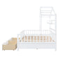 Wooden Full Size House Bed with 2 Drawers,Kids Bed with Storage Shelf, White - SolidRoot Buy Furniture USA
