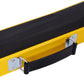 Saw Horses 2 Pack, Folding Portable Work Horse with Fast Open Legs, Convenient Handle, Heavy Duty Steel Sawhorse for Garage, Workshop, Fully Assembled,yellow+black color Livingsource