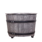 Smokeless Firepit With Wood Pellet/Twig/Wood As The Fuel, Wood Look Livingsource