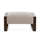 Sleek and Stylish Ottoman, Beige Livingsource