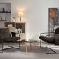 2 Chairs in 1 Box, Upholstered hanging armchair with arm pocket metal frame, crushed foam cushions and skin-friendly braid for living room and bedroom. Dark Gray Livingsource