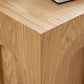 15.74'' Square Side Table Small Coffee Table Accent Table  Bedside Table for Living Room Bedroom,Nature Livingsource
