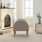 Accent Chair Sofa, Toddler Fabric with Solid Wooden Frame,Rainbow Design Livingsource