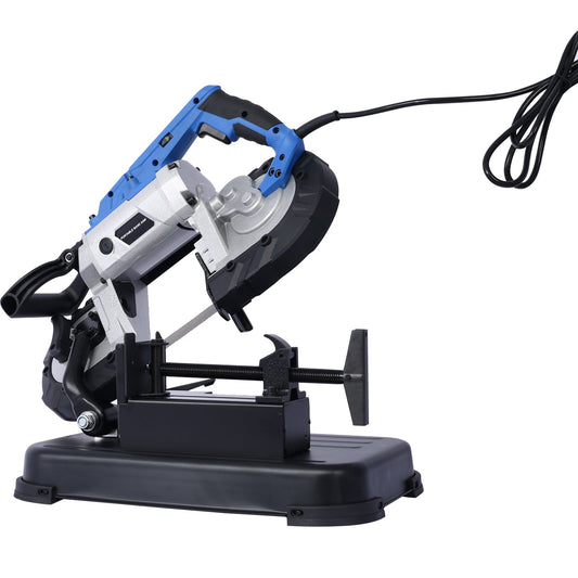 Portable Band Saw, 45°-90° Cutting, 10A 1100W Motor, 5' Depth Cut, Removable Stainless Steel Base SolidRoot Buy Furniture USA