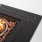 28inch Wicker Square Fire Pit Table - SolidRoot Buy Furniture USA