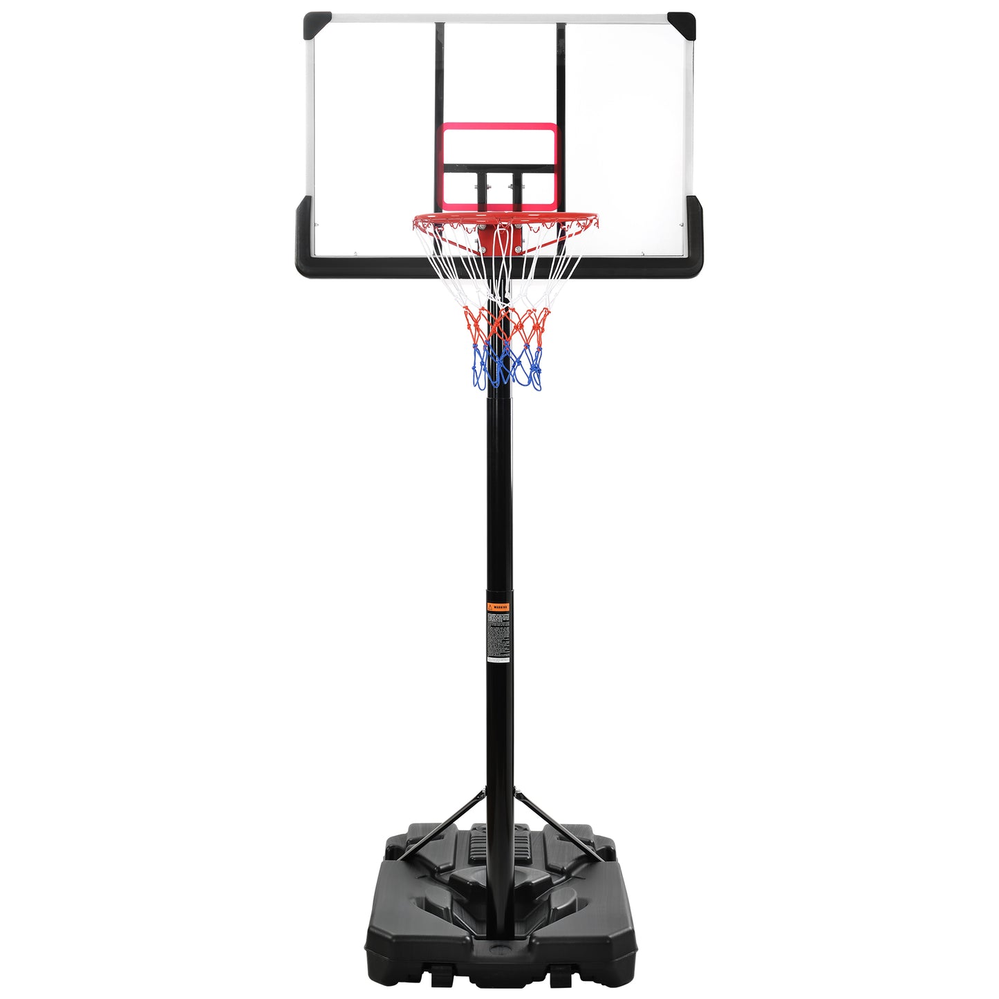 Portable Basketball Hoop Basketball System 6.6-10ft Height Adjustment for Youth Adults LED Basketball Hoop Lights, Colorful lights,Waterproof,Super Bright to Play at Night Outdoors,Good Gift for Kids