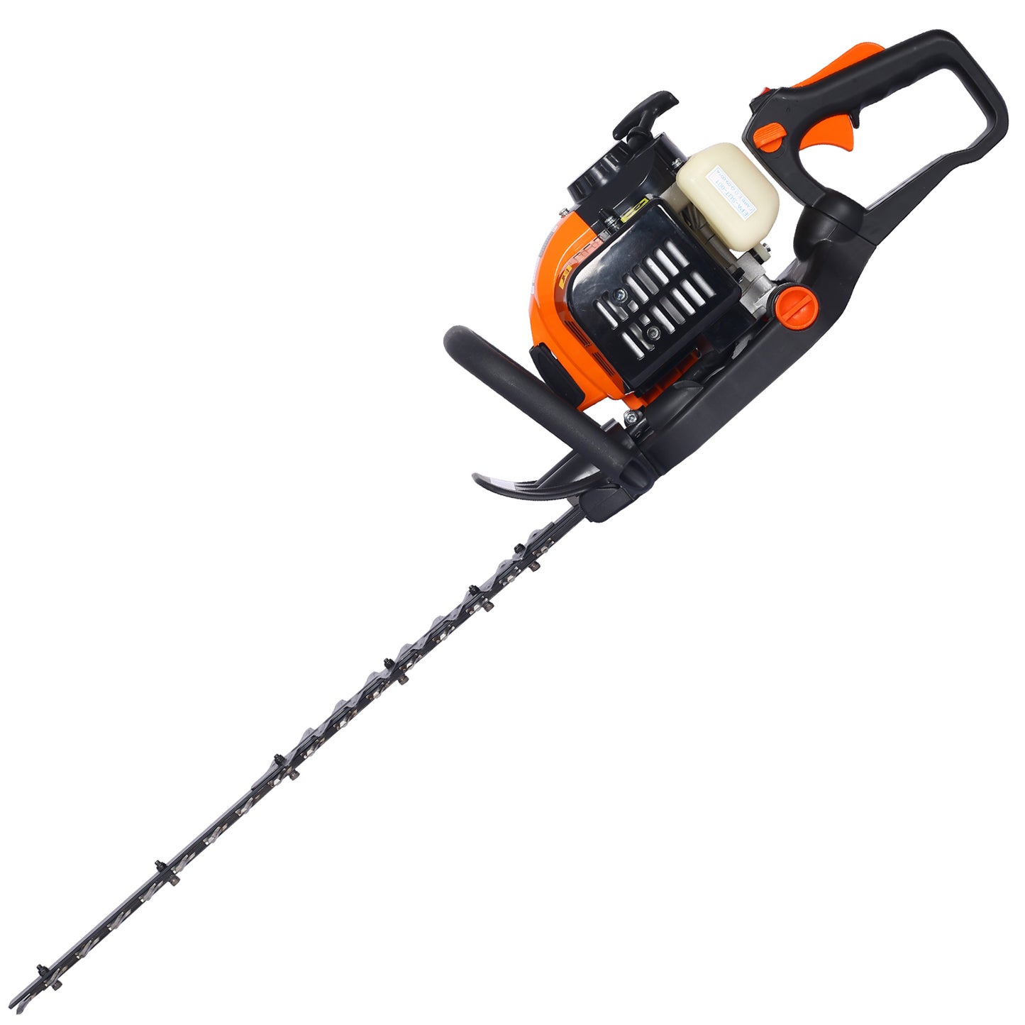 26cc 2 cycle gas powered hedge trimmer , double sided blade  24",recoil gasoline trim blade