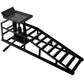 Auto Car Truck Service Ramps Lifts, Garage Car Lift Hydraulic Ramps Black 5 Ton,Automotive Hydraulic Lift Repair Frame Lift(2 Pack) black Livingsource